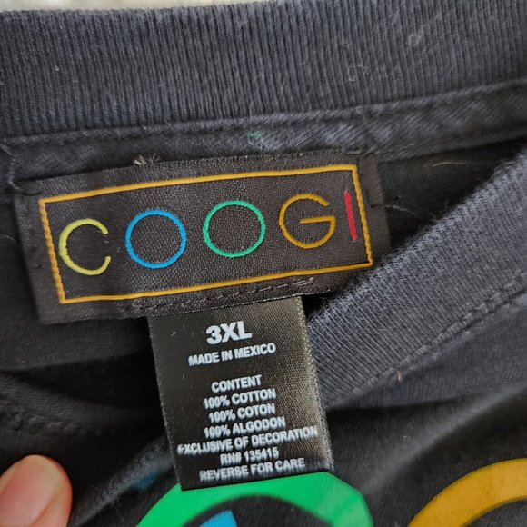 Coogi Luxe Black Graphic T-Shirt for Men - Picture 3 of 12